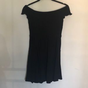 Express black off the shoulder dress